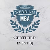 DJ:Plus! Entertainment Australia's first WEDDING MBA Certified MC & DJ
