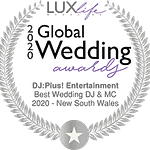 DJ:Plus! Entertainment Winner At 2020 LUXlife Magazine Global Wedding Awards
