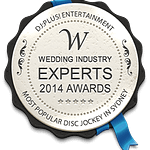 DJ:Plus! Entertainment Winner Best Wedding DJ Sydney, NSW & Australia at 2014 Wedding Industry Experts Awards